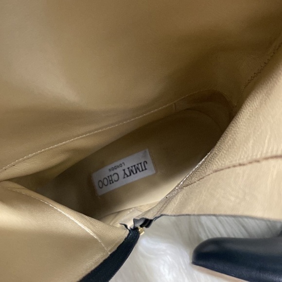 Jimmy Choo Shiny calfskin Mahesa 85 Knee high boots size‎ 38.5 - Picture 12 of 13